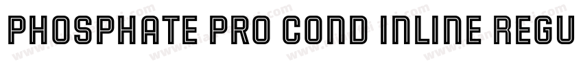 Phosphate Pro Cond Inline Regular Unde字体转换